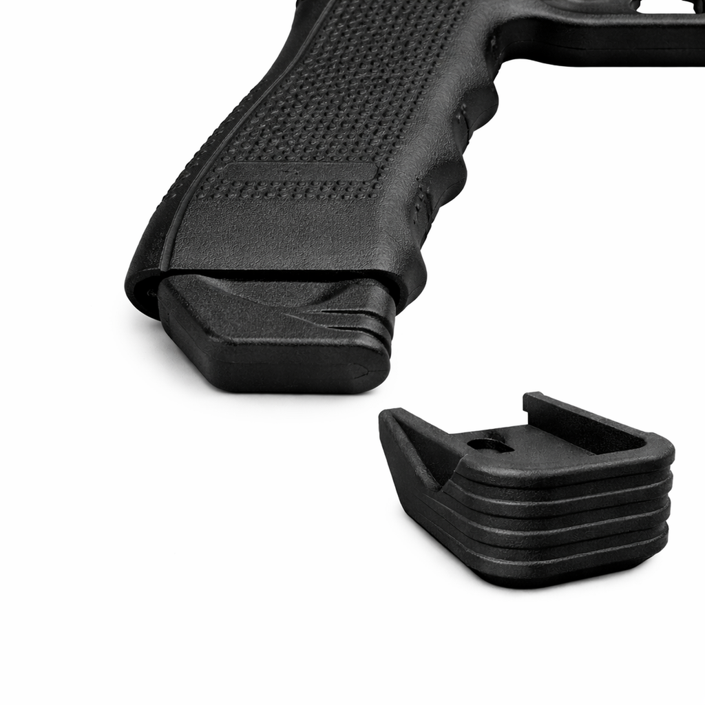 Mag Extended Base Pad Plate for Airsoft Umarex / EliteForce Glock 17/19 - Gen 4 - Nylon Polymer - Made in USA
