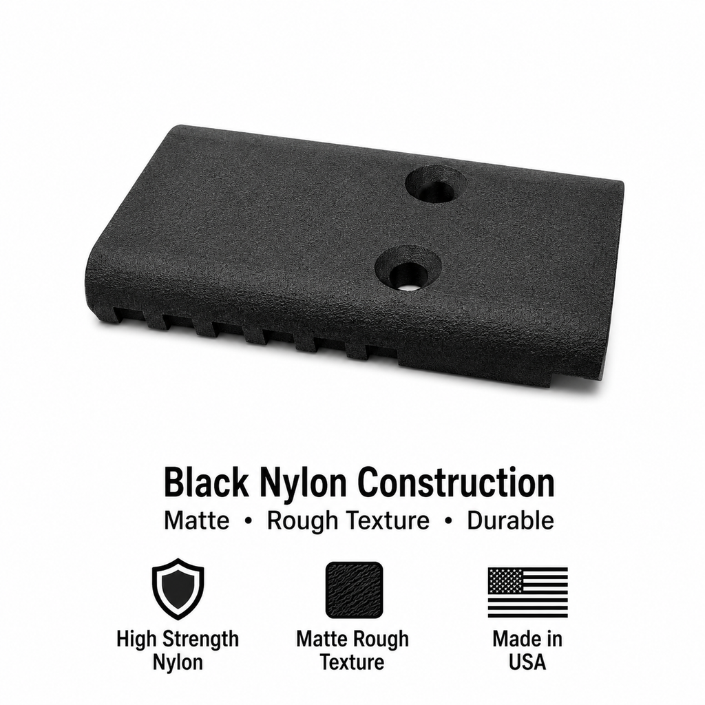 MOS Optic Cover Plate for Glock Gen 4-5 & Crossover Models – Fits G17, G19, G22, G23, G34, G35, G40, G41, G45 & G47 - Nylon Polymer - Made in USA