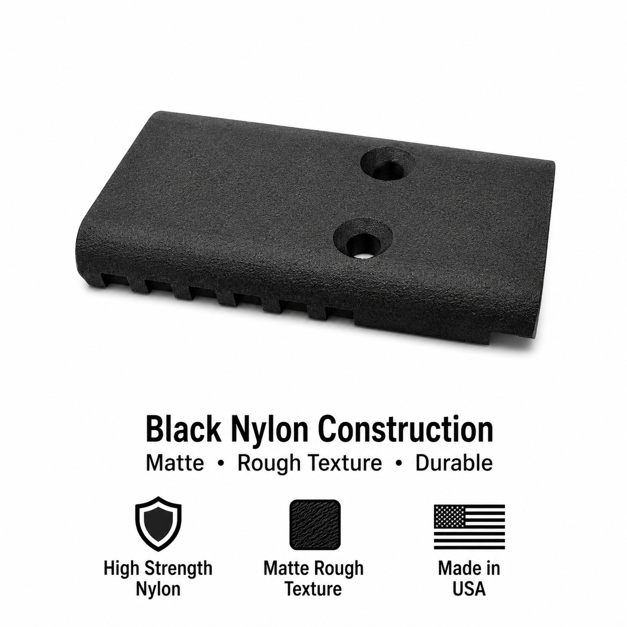 MOS Optic Cover Plate for Glock Gen 4-5 & Crossover Models – Fits G17, G19, G22, G23, G34, G35, G40, G41, G45 & G47 - Nylon Polymer - Made in USA