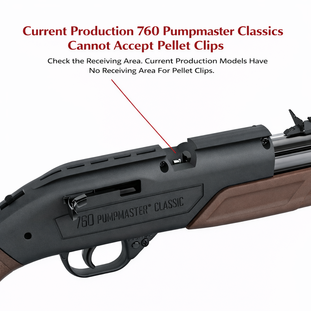 Crosman Pumpmaster 760 .177 Pellet Clip Holder Magazine BB Gun Air Rifle 66 664 & M4-177 