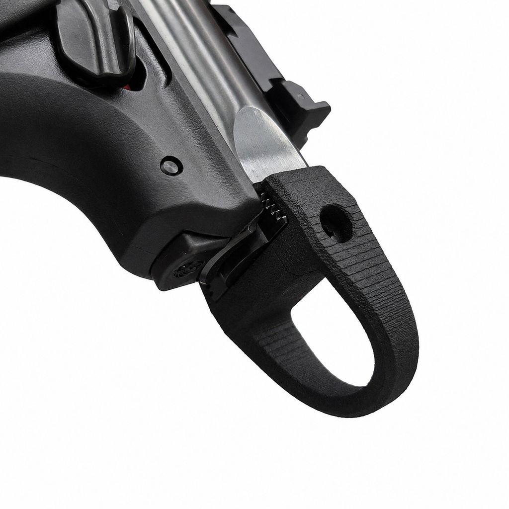 Bolt Racker Handle for Ruger Mark IV & Mark III – Large Ring Charging Handle Compatible with MKIII, MKIV, 22/45 – Nylon Polymer – Black