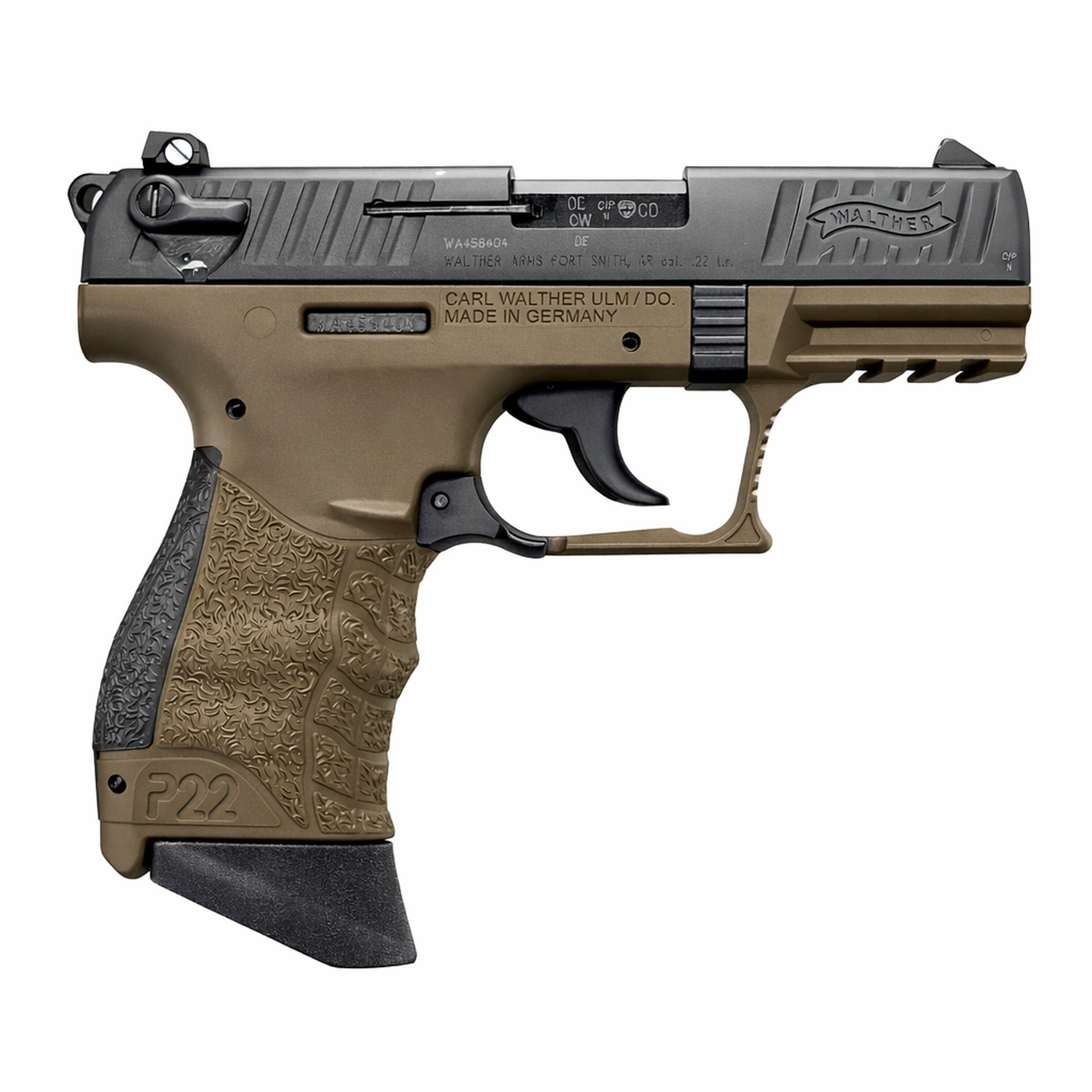Grip Extension Fits Walther P22 - Pinky Extension Adapter - Nylon Polymer