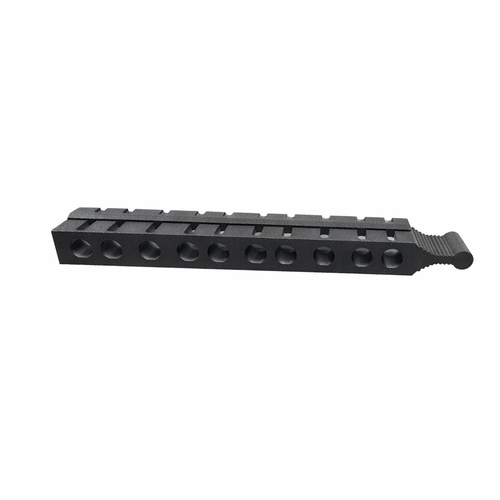 10 Pellet Clip Holder for Crosman Pumpmaster 760, Model 66, 664, M4-177, & Recruit Torrent SX M4-177 & MK-177T Air Rifles, Black, Nylon, .177 Caliber, Made in USA