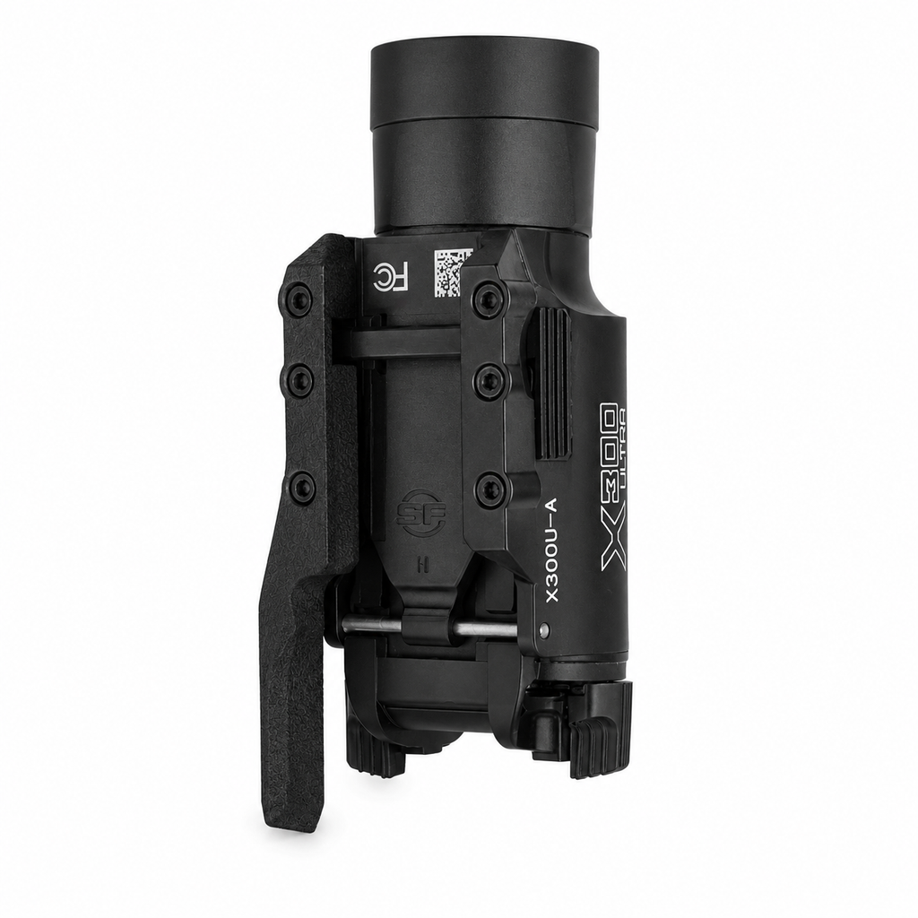 X300 Thumb Rest fits SureFire Turbo/Ultra (A&B) Series Flashlight | Improved Grip Control Ledge Accessory | Nylon Polymer | Made in USA