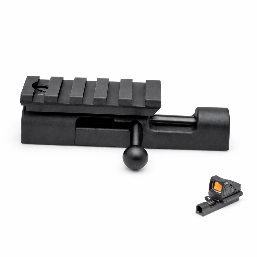 Picatinny Red Dot Mount Rail for Crosman 2240 1322 1377 1399 362 Airguns – Easy Install Rear Sight Replacement, No Steel Breech Required - Nylon Polymer