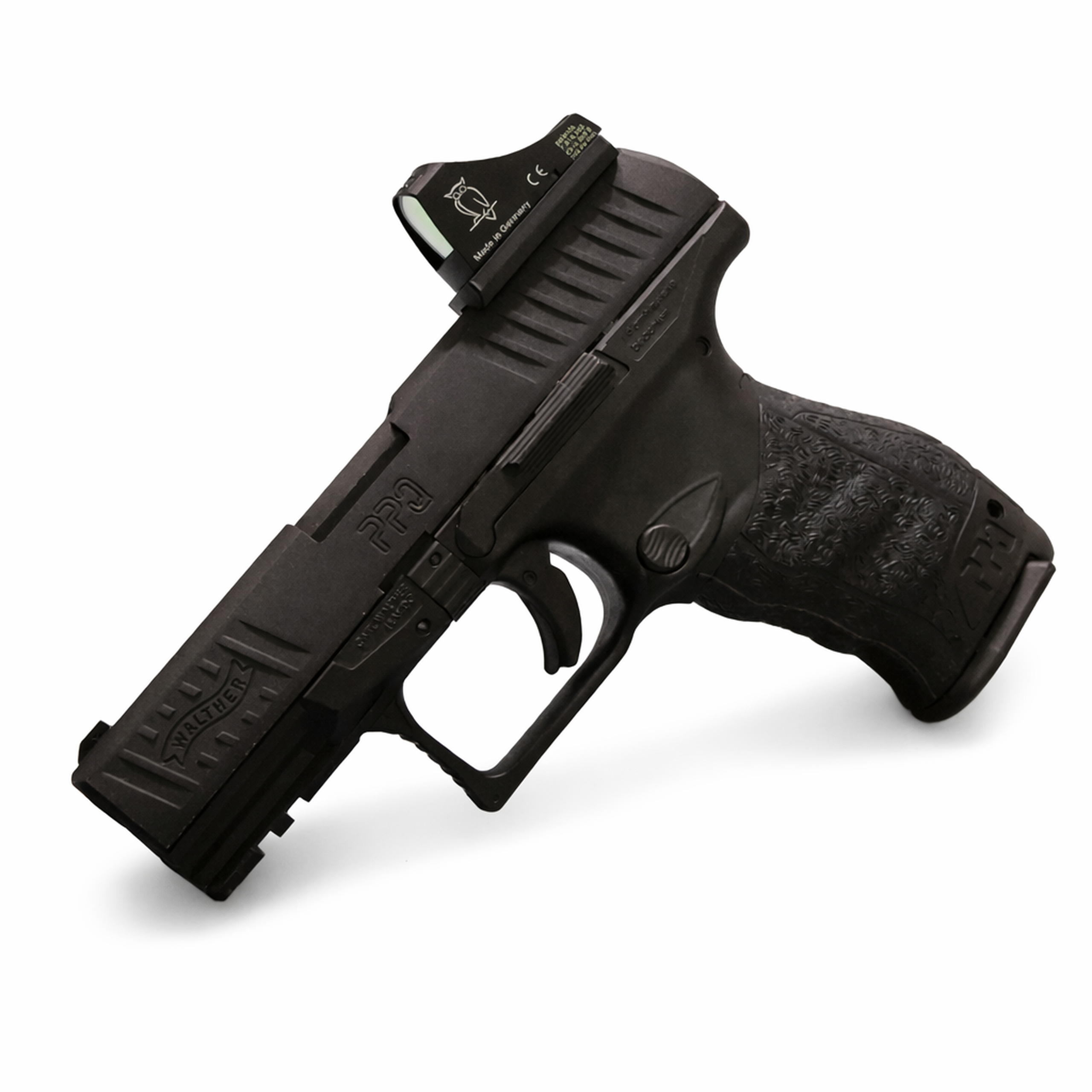 Optic Plate Adapter for Umarex T4E Walther PPQ Paintball Training Marker, RMR Red Dot Mount, Nylon Polymer, Made in USA