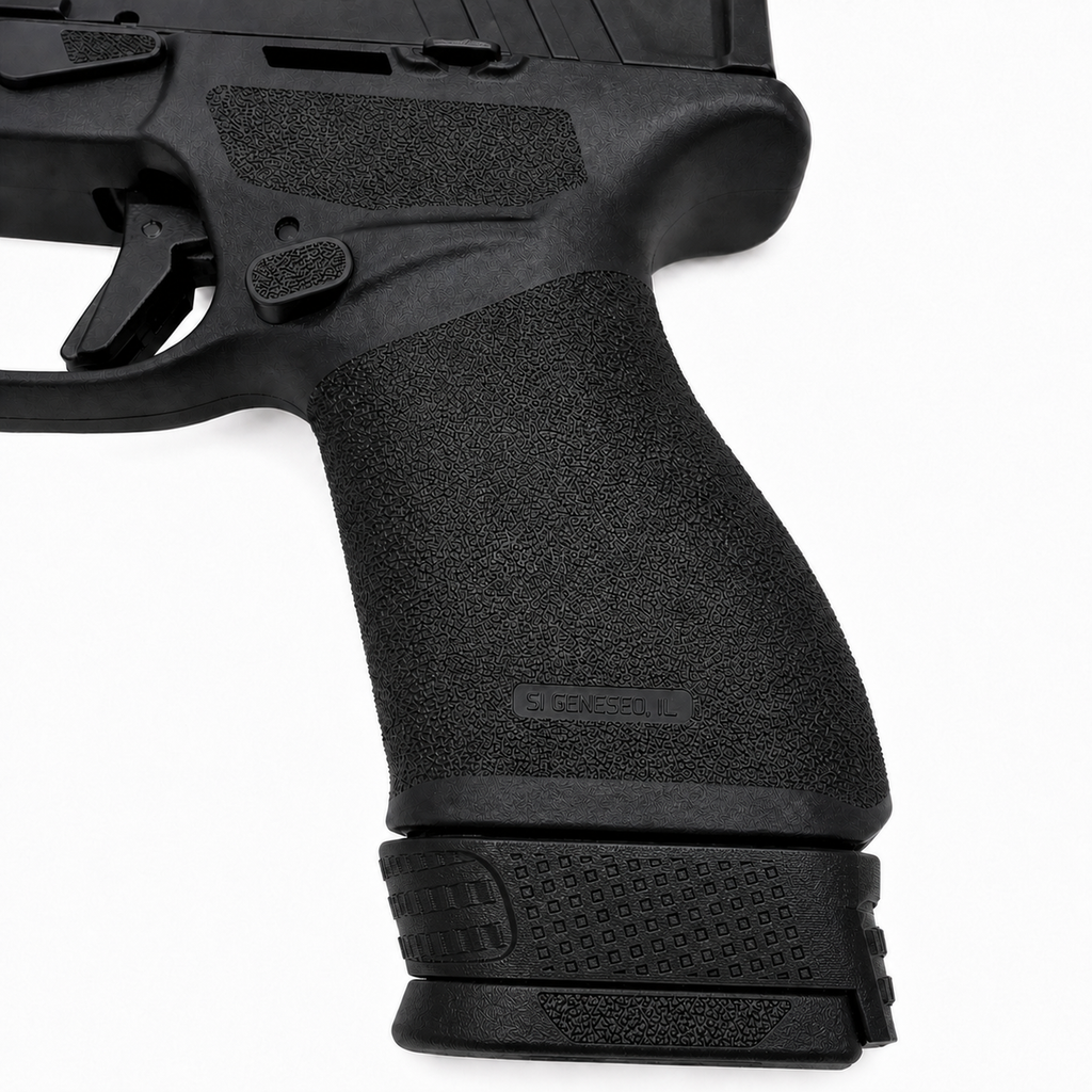 Magazine Grip Sleeve Adapter Compatible with Springfield Echelon 4.0C, Fits 17-Rd and 20-Rd Mags, Black Nylon Polymer, Made in USA
