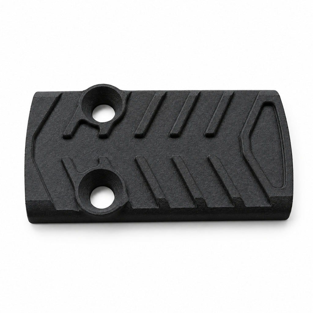 Serrated Optic Cover Plate for Taurus GX4 TORO including XL & Carry - Black Nylon Polymer