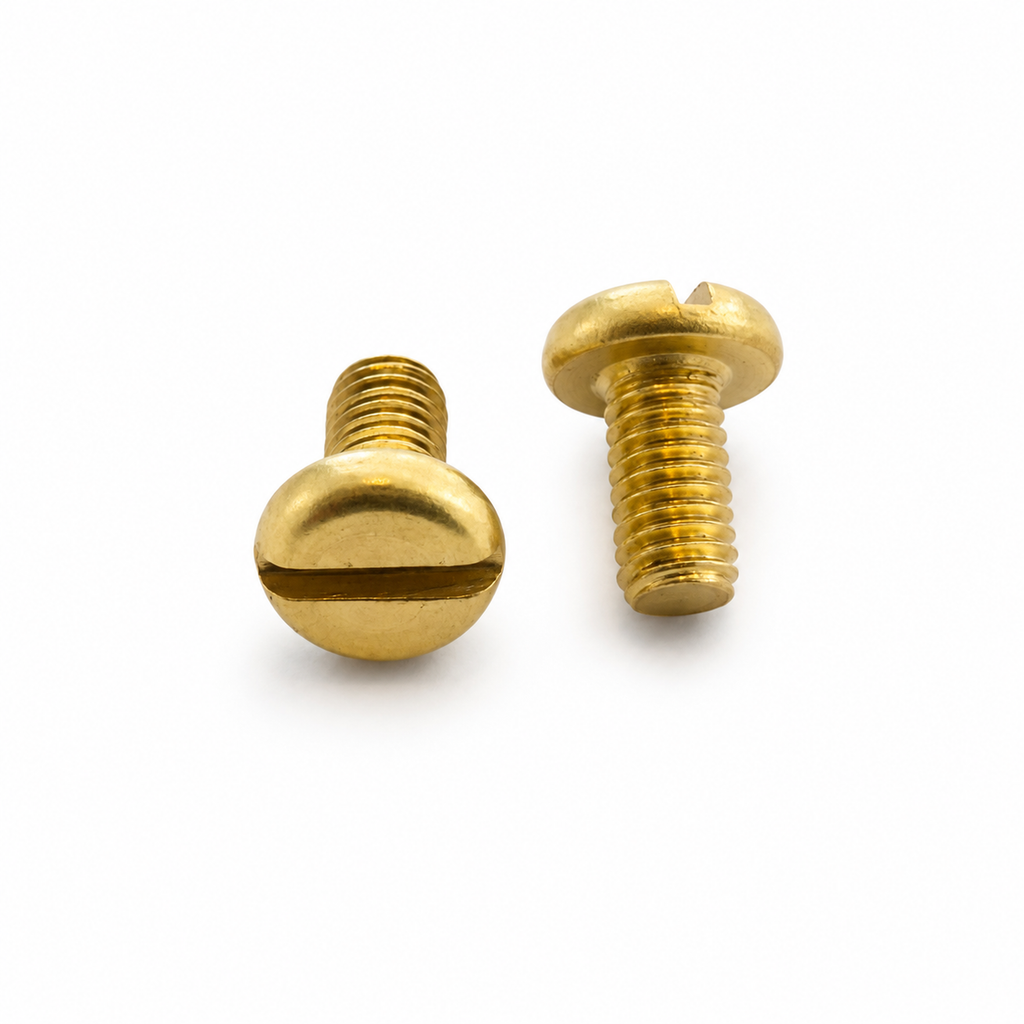 Slotted Grip Panel Screws for Beretta Jetfire Tomcat Minx 950 950B 950BS 21A 3032 - Brass - (2 Pack)