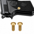 Slotted Grip Panel Screws for Beretta Jetfire Tomcat Minx 950 950B 950BS 21A 3032 - Brass - (2 Pack)