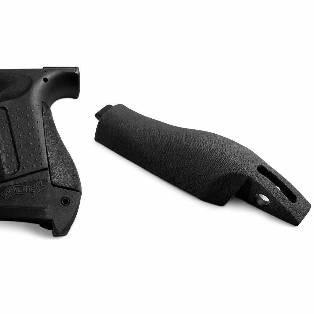 Backstrap Handle Grip for Full-size Walther P99 - Black Comfort Size Small - Nylon Polymer