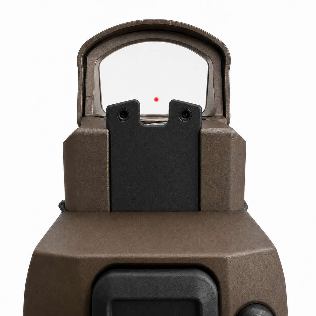 Rear Sight Insert for Delta Point Pro - Black Nylon Polymer - Made in USA