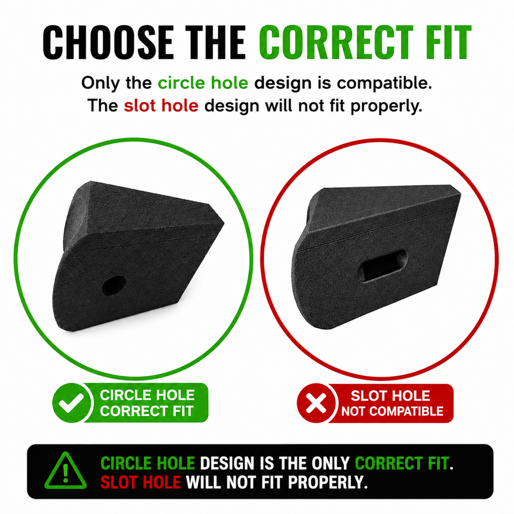 Pinky Grip Extension for Ruger LCP Max .380 10-Round Magazine, 2-Pack – Nylon Polymer Finger Rest Base Plate