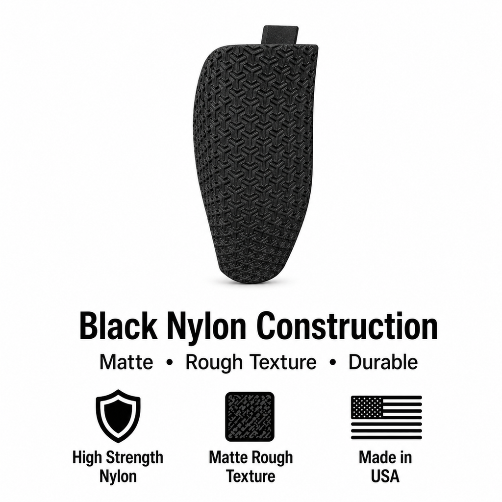 Large Backstrap Custom Grip for Full-size M&P 1.0 and 2.0, Nylon Polymer - Made in USA