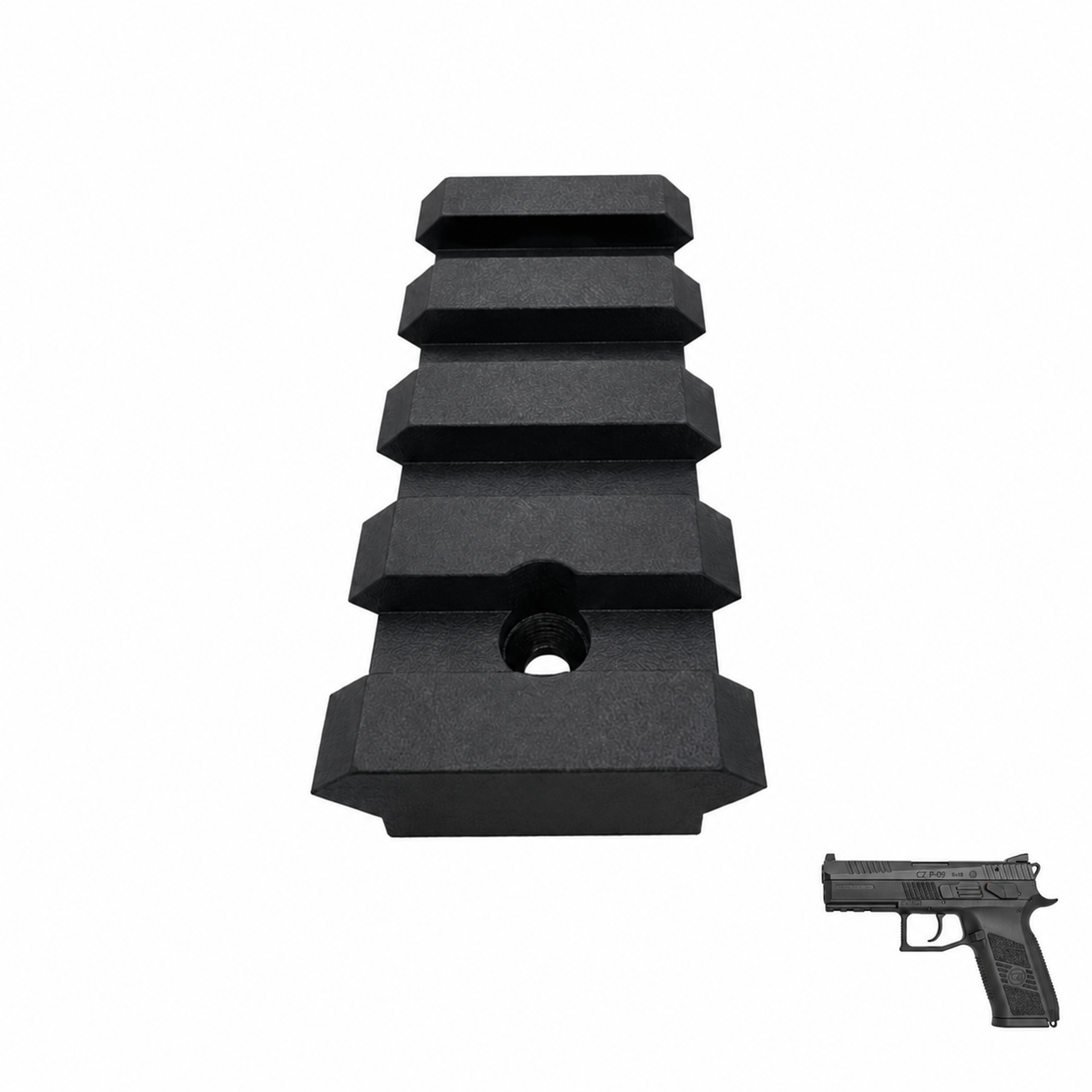 Picatinny Red Dot Scope Mount for CZ P09 & P07 - Nylon Polymer - Made in USA