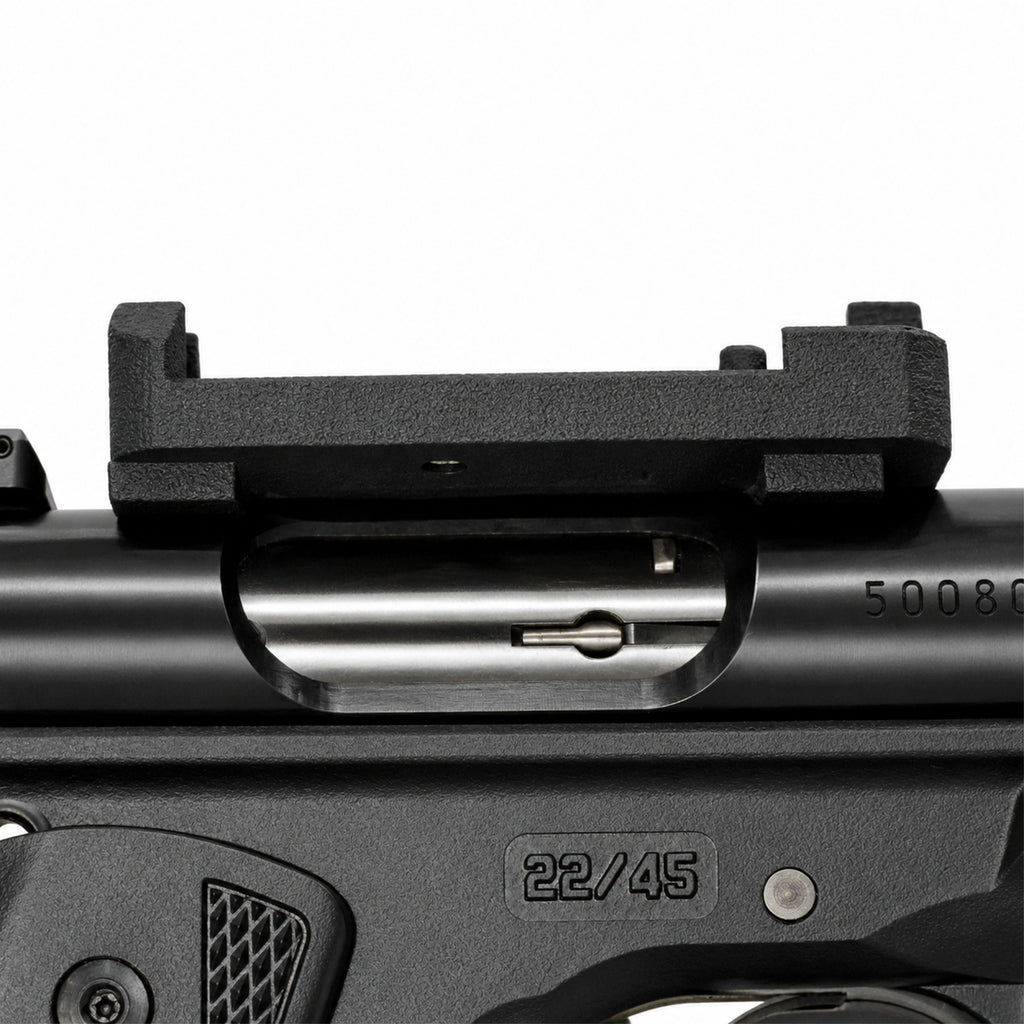 Optic Plate Adapter for Ruger Mark I, II, III, & IV - RMR Red Dot Mount - Nylon Polymer - Made in USA