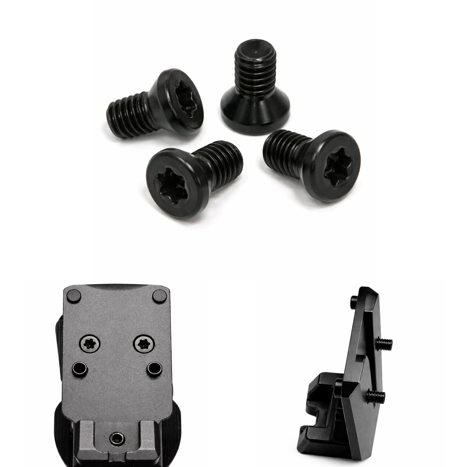 MAC 9 DS Comp Agency Arms RMR Mounting Plate Screws (4 Pack) Black Oxide – Fits MAC 9 DS Comp / DS