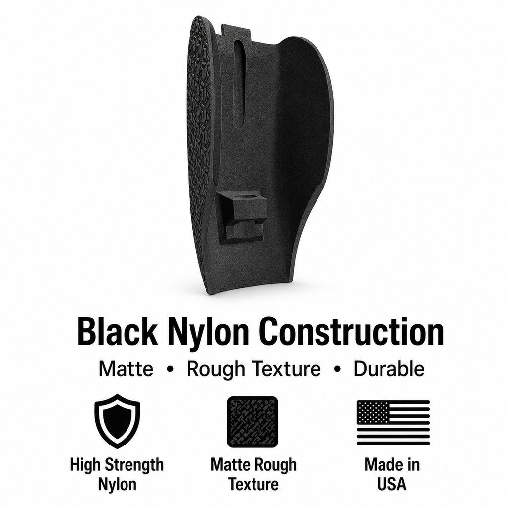 Large Backstrap Custom Grip for Full-size M&P 1.0 and 2.0, Nylon Polymer - Made in USA