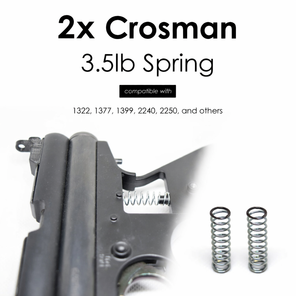 2x Crosman Light Pull 3.5 lb Trigger Sear Spring for 1322 2240 2250 1377 1300 2300 