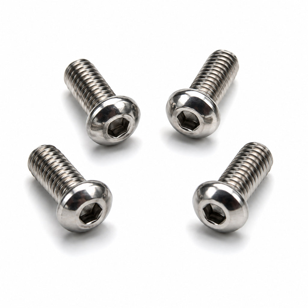 Replacement Grip Panel Screws for Crosman Models 2240, 1377, & 1322 - 316 Stainless Steel Hex - (4 Pack)