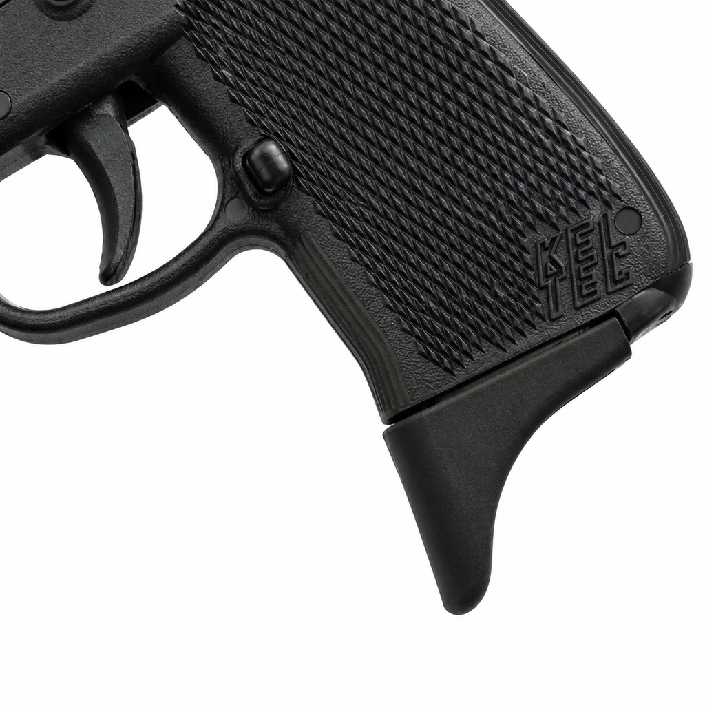 Pinky Grip Extension for Kel-Tec P3AT .380 ACP - Finger Rest Base Plate - Nylon Polymer - Made in USA