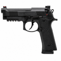 Grips for Beretta 92XI / 92GTS Full Size - Diamond Cut Texture - Black Nylon Polymer
