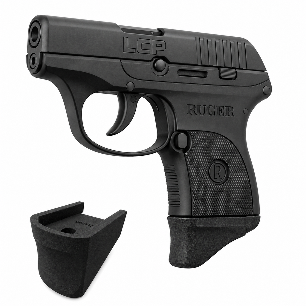 Pinky Grip Extension for Ruger LCP Max .380 10-Round Magazine, 2-Pack – Nylon Polymer Finger Rest Base Plate