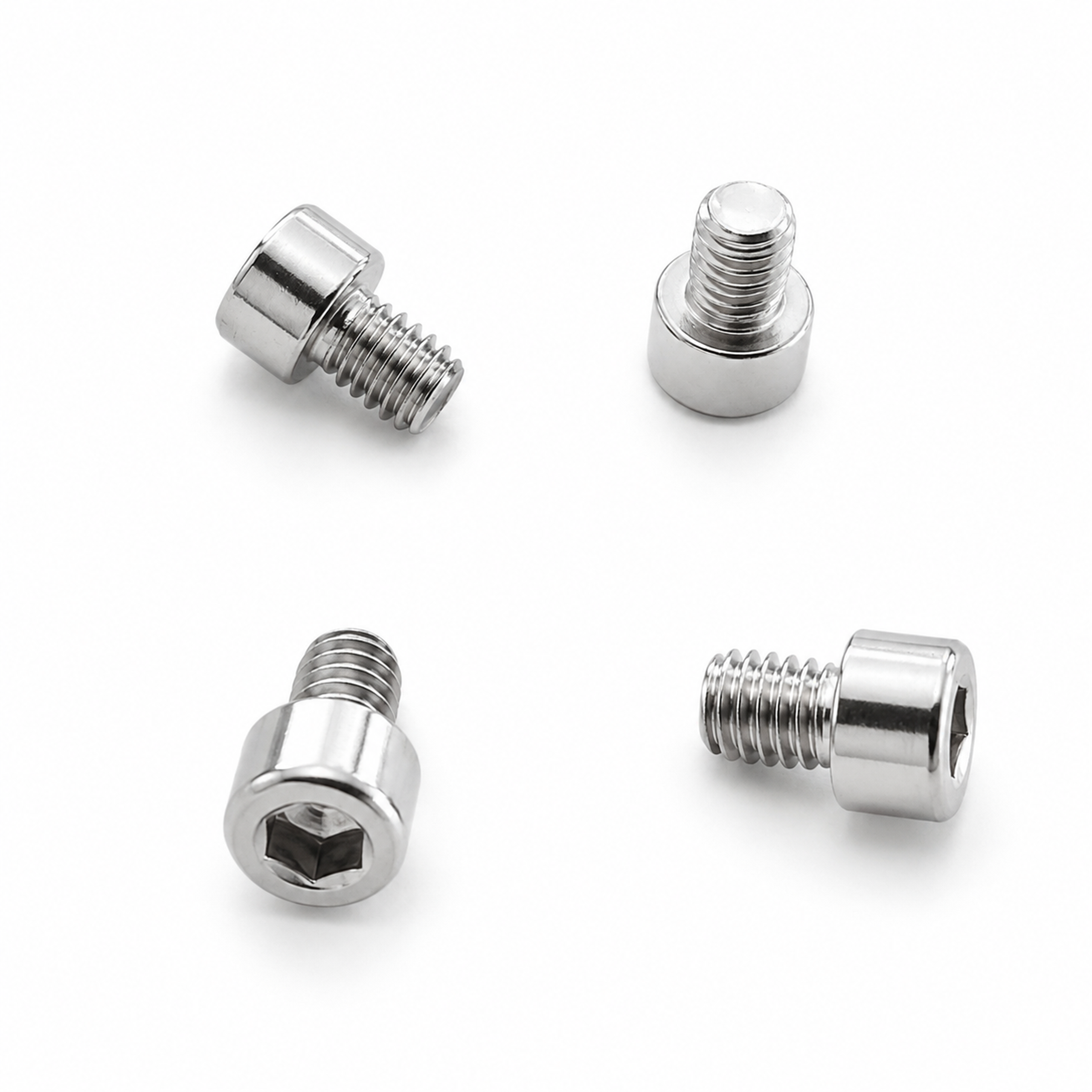 Grip Panel Screws for Ruger Mark MK II,  III, & IV - Stainless Steel - 4 Pack 