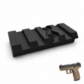 Red Dot Mount Picatinny Rail for Kel-Tec P17, P-17 22LR - Nylon Polymer - Made in USA