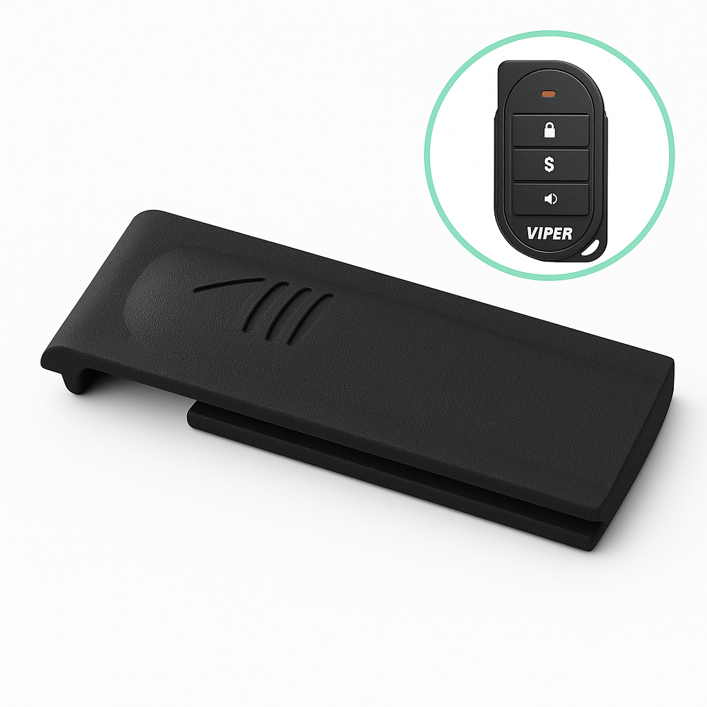 Replacement Battery Door Cover for Viper 3305V & 7345V Car Alarm Remotes - Secure Fit Battery Case for Viper Key Fob Transmitters - Black