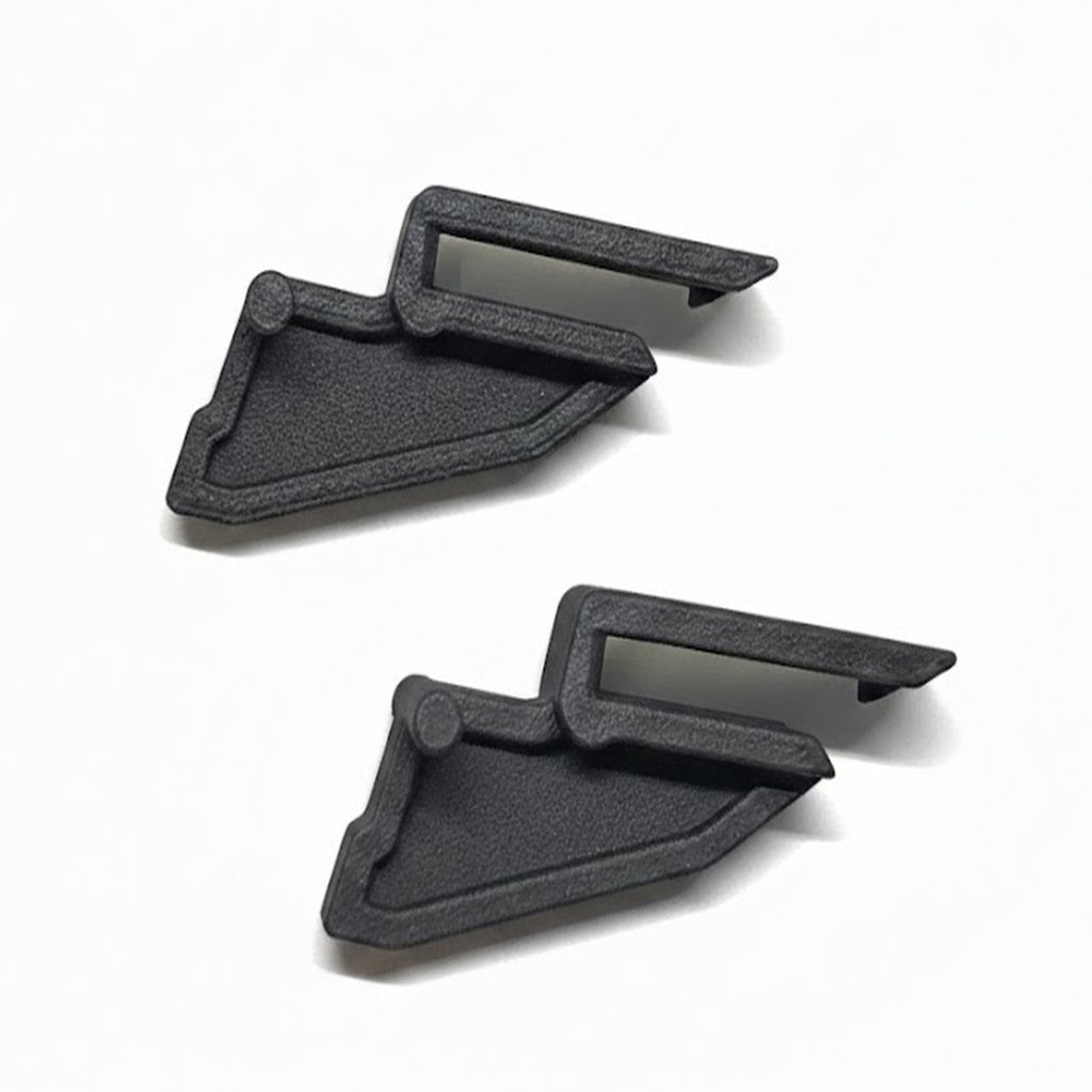 Dust Cover Hinge Replacement for Thorens TD-165 TD-166 MK II TD-145 TD-146 MK5 Turntables – Durable Nylon – 1 Pair